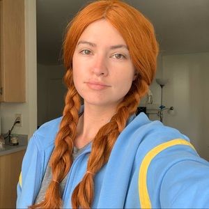 Max Mayfield inspired wig (red hair with two braids)